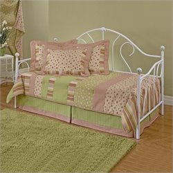 Hillsdale Bristol Metal Daybed  in White Finish with Suspension Deck