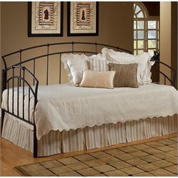 Hillsdale Vancouver Metal Daybed in Antique Brown Finish with Suspension Deck