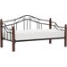 Hillsdale Madison Four Post Wood and Metal Daybed in Cherry Finish with Suspension Deck