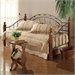 Hillsdale Camelot Wood and Metal Daybed in Cherry Finish-Daybed with Roll-Out Trundle