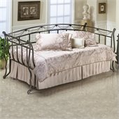 Hillsdale Camelot Metal Daybed in Black Gold Finish
