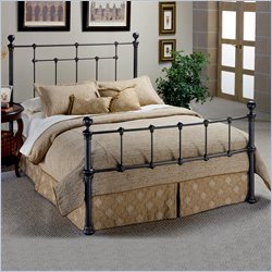 Hillsdale Bowman Metal Panel Bed in Smoke Gray Finish-Full