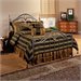Hillsdale Kendall Metal Poster Bed in Bronze Finish-Full
