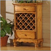 Hillsdale Wilshire Antique Pine Finish Wine Rack