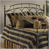 Hillsdale Ennis Metal Headboard in Black Gold