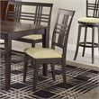 ADD TO YOUR SET: Hillsdale Tiburon Fabric Side Chair in Dark Brown Espresso Finish (Set of 2)