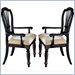 Hillsdale Wilshire Black Arm Chair (Set of 2)