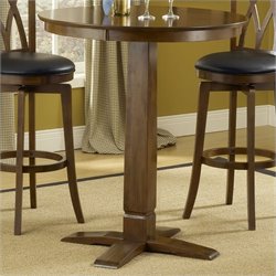 Hillsdale Dynamic Designs Pub Table in Brown Cherry