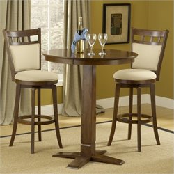 Hillsdale Dynamic Designs 3 Piece Pub Table Set with Jefferson Stools