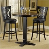 Hillsdale Dynamic Designs 5 Piece Pub Table Set with Van Draus Stools