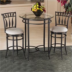 Hillsdale Mix-n-Match 3pc Pub Table Set with Hudson Stools