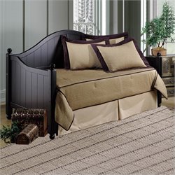 Hillsdale Augusta Wood Daybed in Black Finish with Suspension Deck by Hillsdale