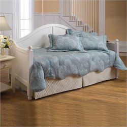 Hillsdale Augusta Wood Daybed in White Finish with Suspension Deck by Hillsdale