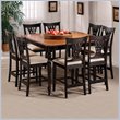 Hillsdale Embassy 9 Piece Counter Height Dining Table Set in Black