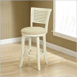 Hillsdale Torino Antique White Swivel 24 Inch Counter Stool