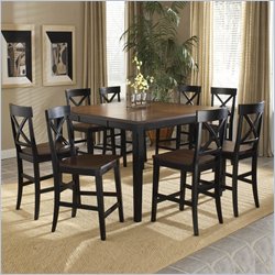 Hillsdale Englewood 9 Piece Counter Height Dining Table Set