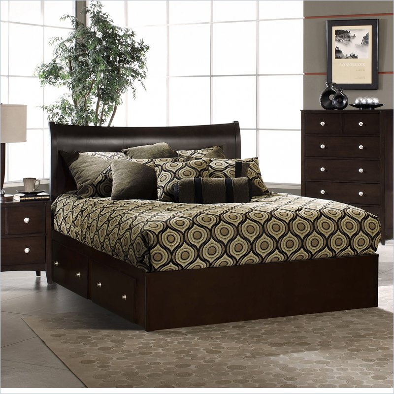 Furniture > Bedroom Furniture > King Bed > Espresso King Bed