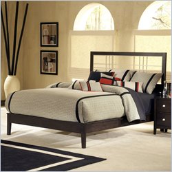 Hillsdale Tiburon Mezzo Queen Modern Platform Bed in Espresso Finish