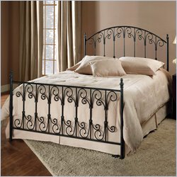 Hillsdale Colonade Metal Bed in Black Finish