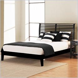 Hillsdale Dio Black Modern Platform Bed in Black Finish