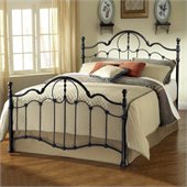 Hillsdale Venetian Metal Panel Bed in Old Bronze Finish