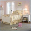 Hillsdale Westfield Wood Poster Bed 5 Piece Bedroom Set in Off-White Finish