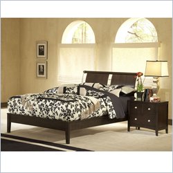 Hillsdale New Town King Platform Bed in Rich Espresso Finish