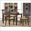 Hillsdale Verona 5-Piece Rectangle Dining Set with Slat Chairs