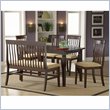 Hillsdale Verona 6-Piece Rectangle Dining Set with Bench