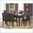 Hillsdale Verona 7-Piece Rectangle Dining Set with Parson's Chairs
