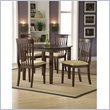 Hillsdale Verona 5-Piece Square Dining Set with Slat Chairs