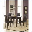 Hillsdale Verona 5-Piece Square Dining Set with Parson's Chairs