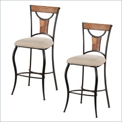 Hillsdale Pacifico 30'' Non-Swivel Bar Stools (Set of 2)