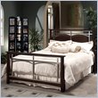 Hillsdale Banyan Metal Bed in Nickel Finish 5 Piece Bedroom Set