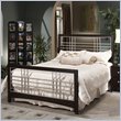 Hillsdale Tiburon Mezzo Espresso Metal and Wood 6 Piece Bedroom Set
