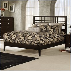 Hillsdale Tiburon Kona Wood Platform Bed 4 Piece Bedroom Set in Espresso