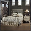 Hillsdale Wilshire White Antique Metal Bed 3 Piece Bedroom Set