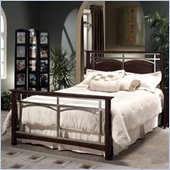 Hillsdale Banyan 6 Piece Bedroom Set in Espresso and Metal