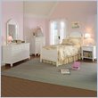 Hillsdale Westfield Wood Poster Bed 3 Piece Bedroom Set in Off-White Finish