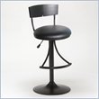 ADD TO YOUR SET: Hillsdale Halley Black Adjustable Barstool