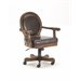 Hillsdale Warrington Caster Game Chair in Cherry