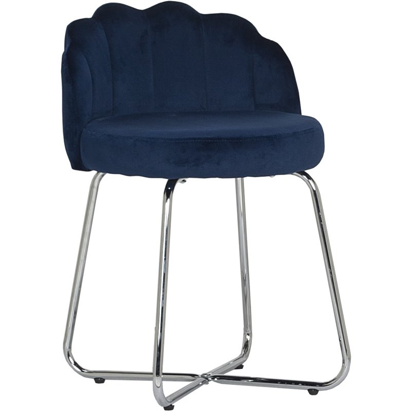 Hillsdale Furniture Catalina Fabric Upholstered Vanity Stool in