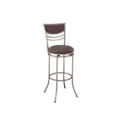 Hillsdale Amherst 30 Swivel Metal Bar Stool in Champagne Finish