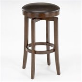Hillsdale O'Shea 31 Backless Swivel Bar Stool in Brown Cherry