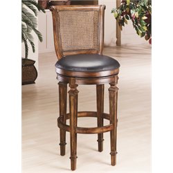 Hillsdale Dalton Cane Back 24 Inch Swivel Counter Stool