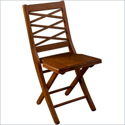 Hillsdale Eastside Folding Chair in Cherry