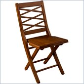 Hillsdale Eastside Folding Chair in Cherry