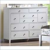 Hillsdale Dio Dresser in White Finish