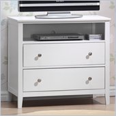 Hillsdale Dio TV Chest in White Finish