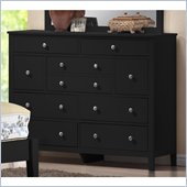 Hillsdale Dio Dresser in Black Finish